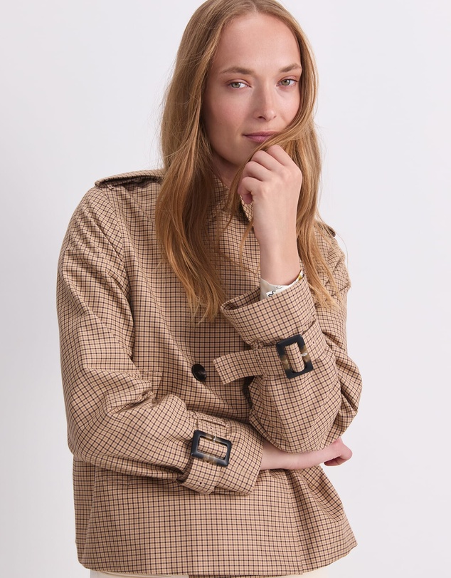 Sportscraft - Audrey Crop Check Trench