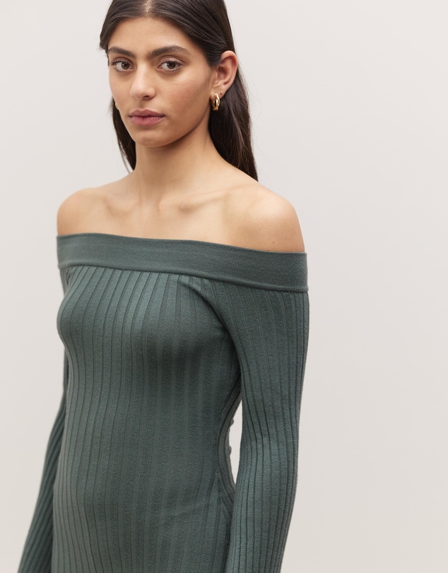 Minima Esenciales - Willow Merino Wool Knit Dress