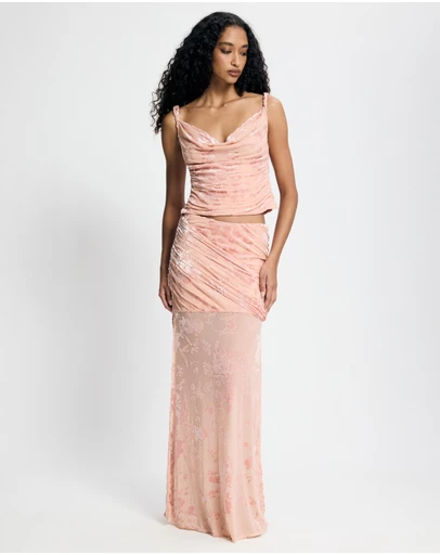 Lover - Carlene Burnout Maxi Skirt