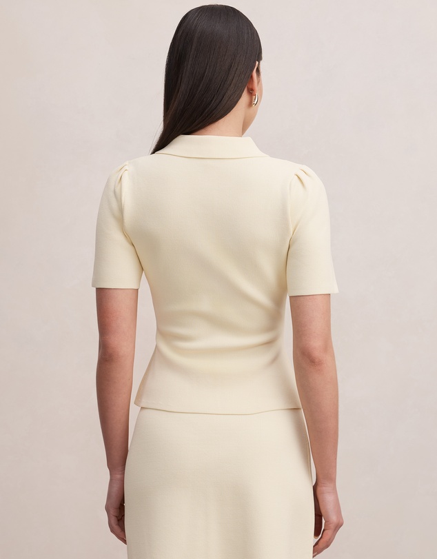 Forever New - Esther Button Knitted Top