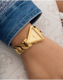 GUESS - Guess Ladies Gold Tone 34mm Analogue Watch