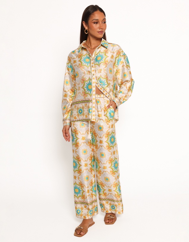 Petal & Pup - Gretel Pant - White Multi