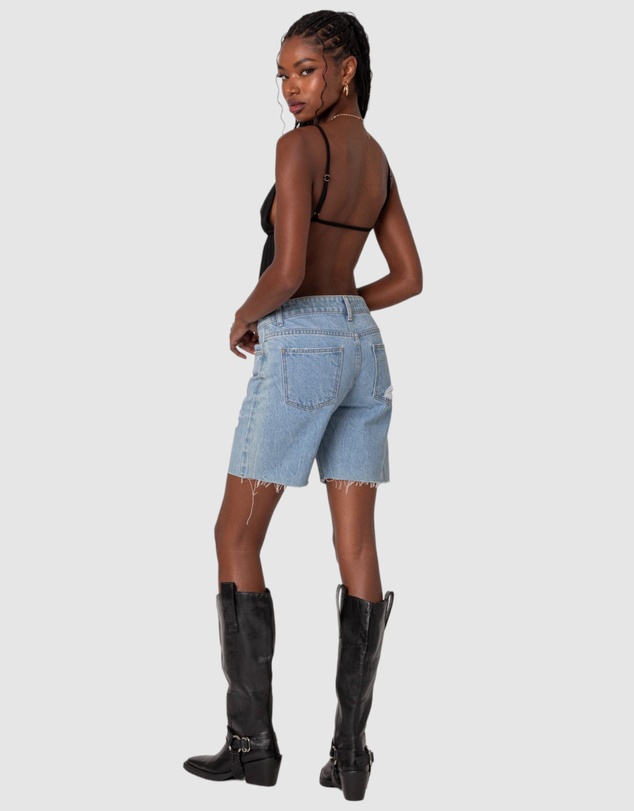 EDIKTED - Rylee Tie Front Open Back Top