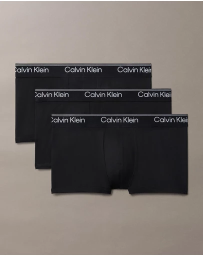 Calvin Klein - Microfibre Stretch 3 Pack Low Rise Trunks