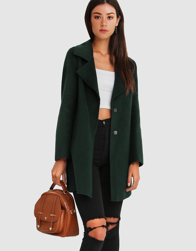 Belle & Bloom - Ex-Boyfriend Wool Blend Coat