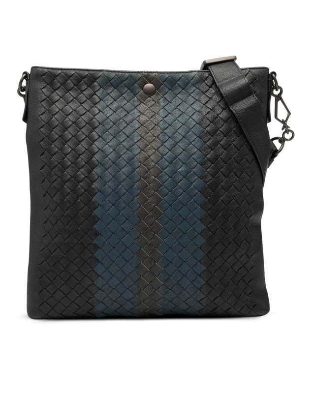 Pre-Loved by Azura Reborn - Pre-Loved Tricolor Leather Intrecciato Crossbody