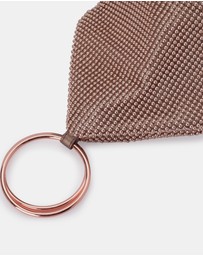 Olga Berg - Bianca Ball Mesh Handle Bag