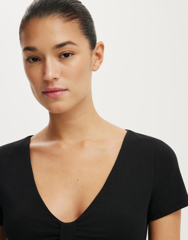 Cotton On - Reece Short Sleeve Babydoll Tee
