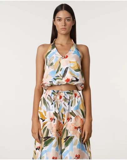 Zulu & Zephyr - Cotton Halter Top