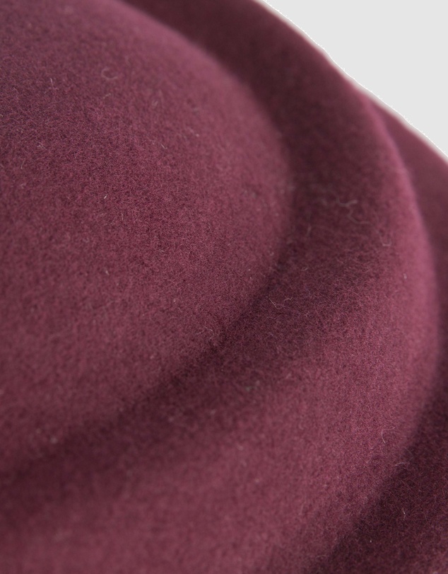Max Alexander - Felt Wine Pillbox Hat