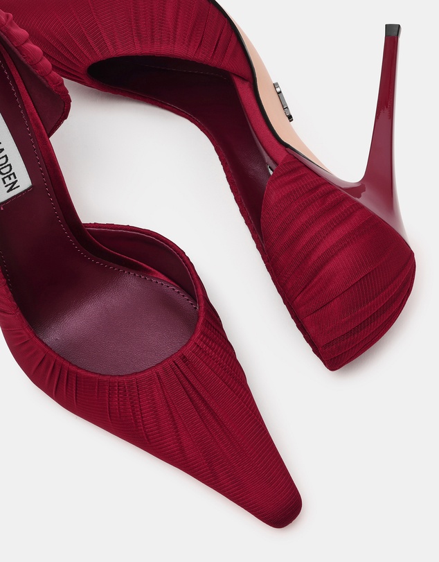 Steve Madden - Evangeline Burgundy Heels