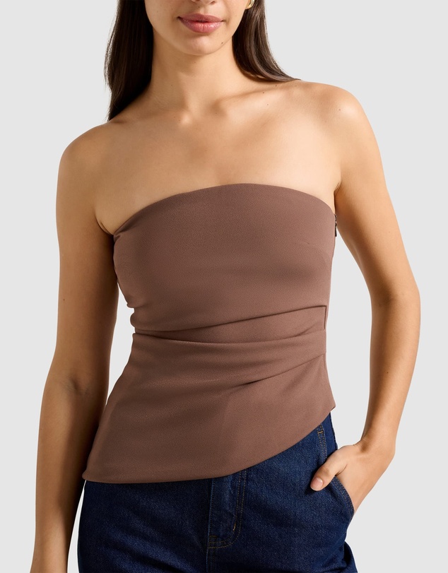 Forever New - Pattie Asymmetrical Bandeau Top