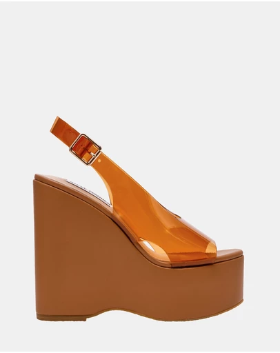 Steve Madden - Scorcher Tan Wedges