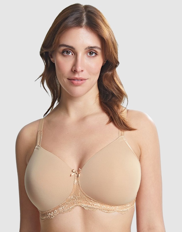 Royce Lingerie - Georgia Wirefree T-Shirt Style Mastectomy Bra with Cotton & Lace