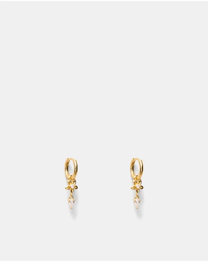 MIMCO - Asteria Charm Hoop Earrings