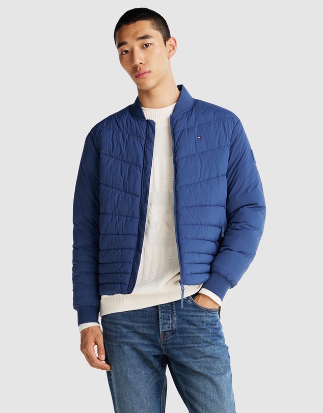 Tommy Hilfiger - Padded Relaxed Bomber Jacket - ICONIC EXCLUSIVE