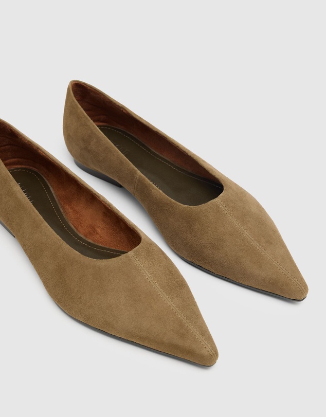 Oxford - Reece Suede Pointy Flat