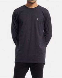 Counter Culture - Cypher Embroidery Long Sleeve Tee