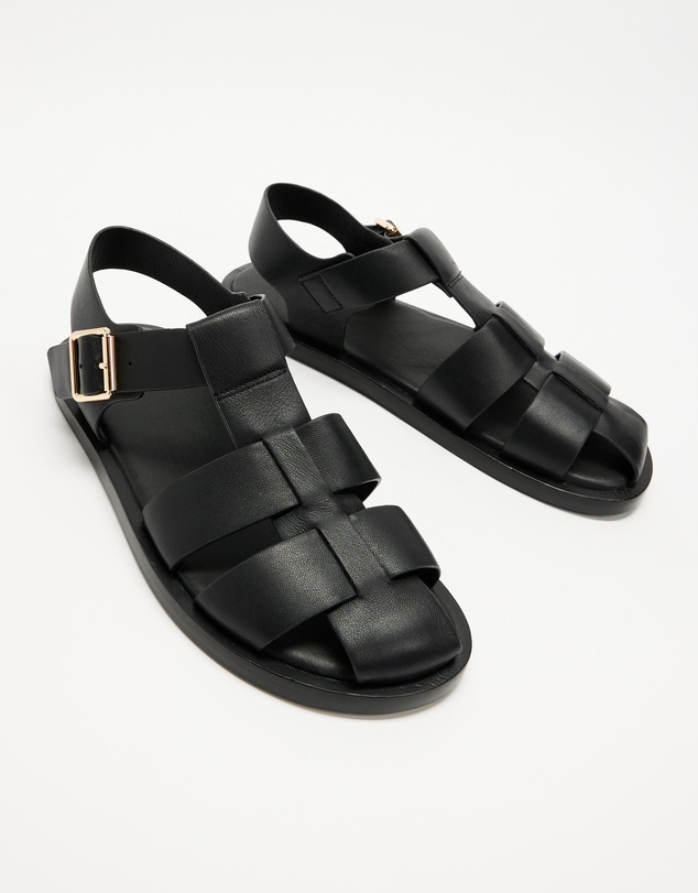 AERE - Leather Fisherman Sandals
