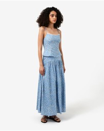 Forcast - Alisa Gathered Full Skirt