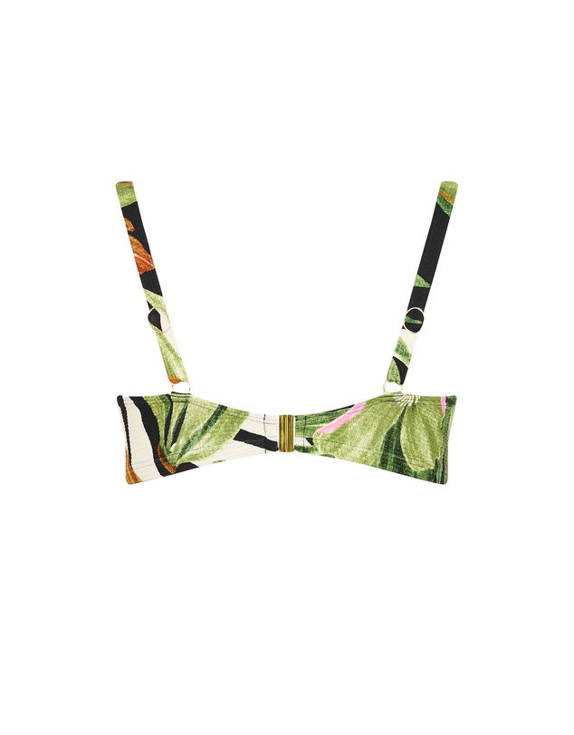 City Chic - Paradiso Print Underwire Bikini Top