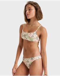 Roxy - Womens Canarias Medium Coverage Bikini Top