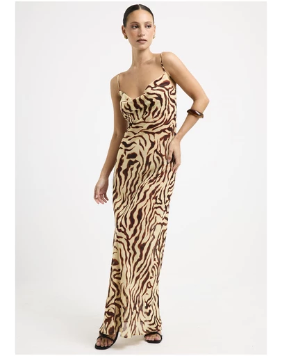 Alice In The Eve - Linda Sheer Slip Maxi Dress