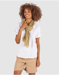 CAMIXA - French Linen Crinkled Scarf