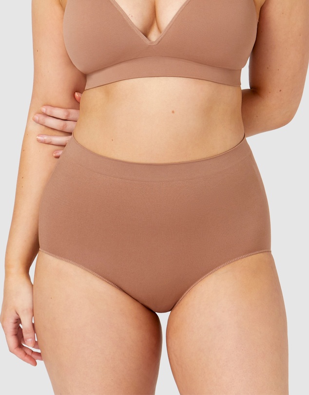Ambra - 4 Pack Bare Essentials Recycled Nylon Full Brief