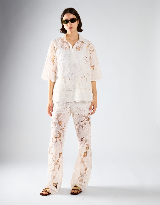 Glamorous - High Waisted Flared Trousers