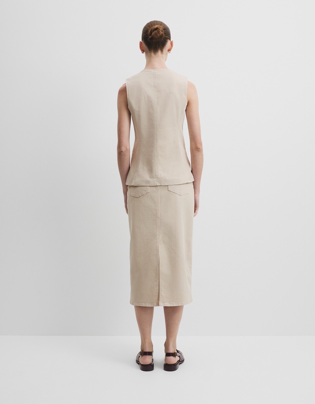 Country Road - Recycled Cotton Denim Sleeveless Top