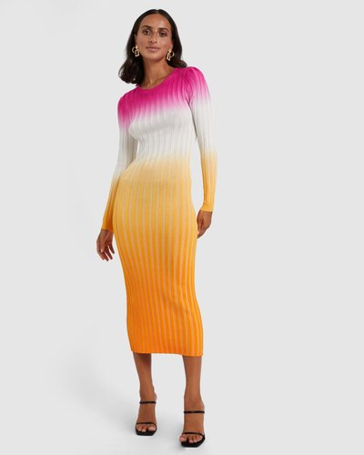 Sunrise Ribbed Midi Dress