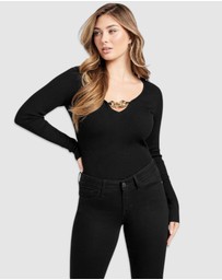 GUESS - Nancy Chain Sweater Top