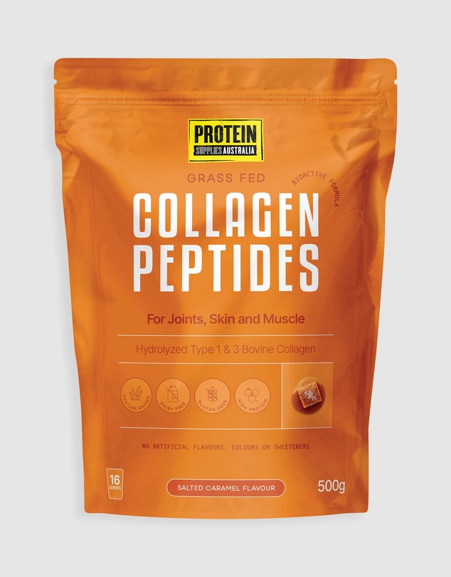 Protein Supplies Australia - Salted Caramel Collagen Peptides - 500g