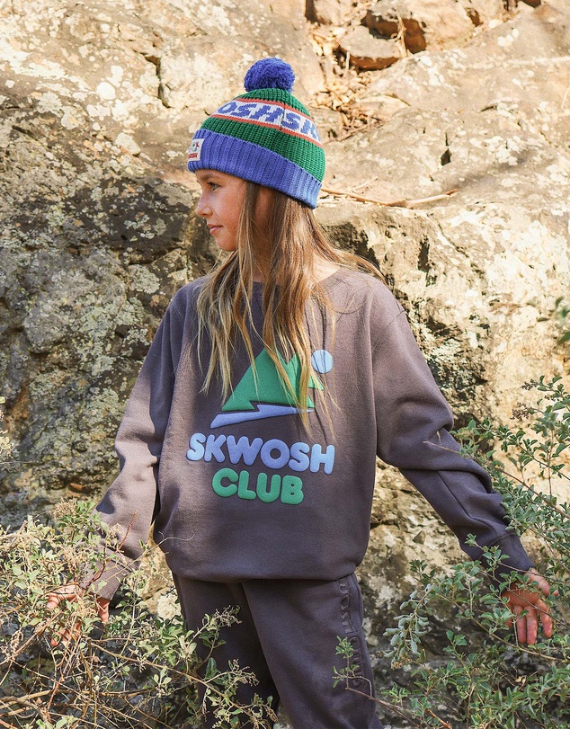 Skwosh - Kids Chunky Mountain Crew Neck Sweat