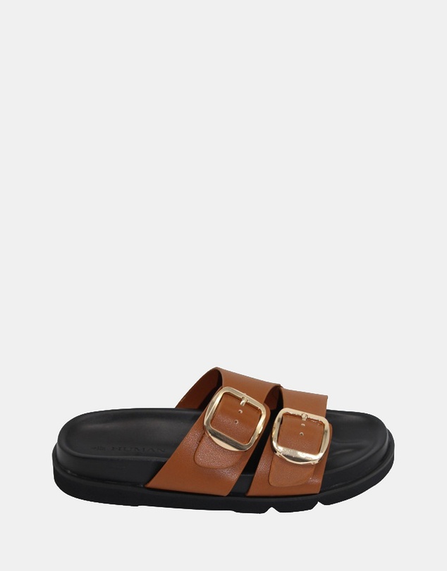 Human - Women's Ruby Slide Sandals Tan