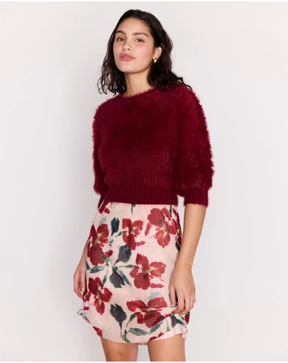 MINKPINK - Lola Fluffy Knit Top