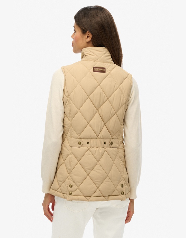 Superdry - Cord Trimmed Liner Slim Fit Gilet