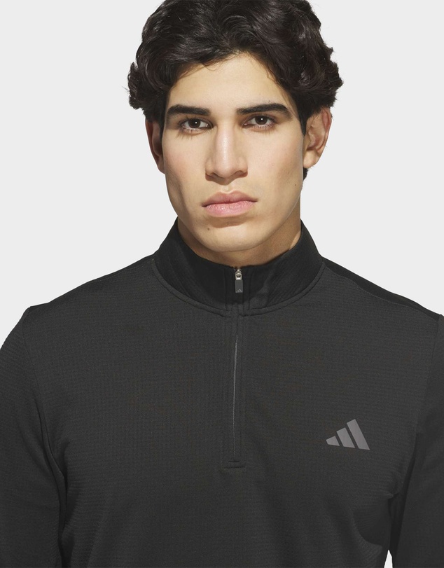adidas Performance - PERFORMANCE TEXTURE QUARTER-ZIP SWEATSHIRT Mens