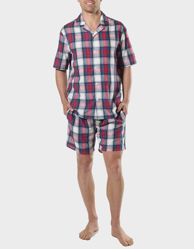 Mitch Dowd - Mitchdowd Mens Check Fam Jam Bamboo Pyjama Set