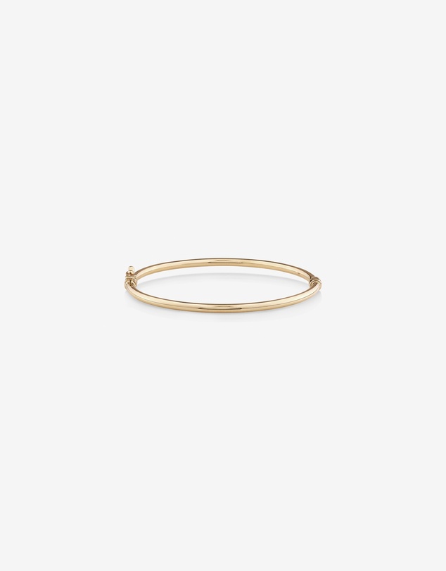 Michael Hill - 60mm Hollow Tube Bangle in 10kt Yellow Gold