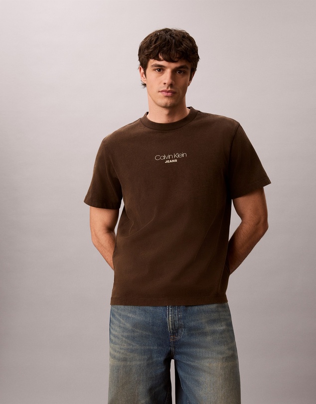 Calvin Klein Jeans - Acid Wash Logo Graphic T-Shirt