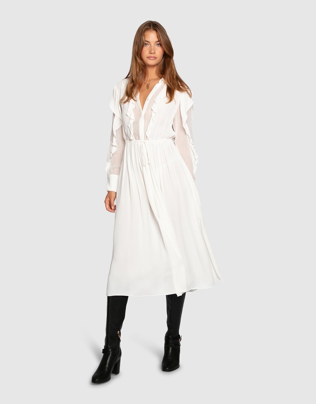 Belle & Bloom - Slow Dance Frill Midi Dress