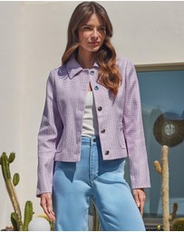 Sosandar - Boucle Collared Jacket