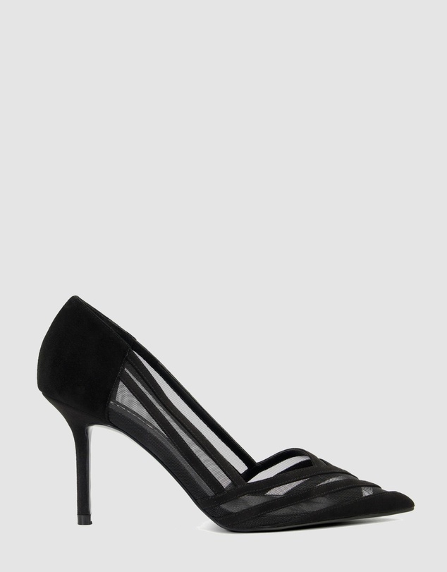 Dune London - Axis - Black Suede