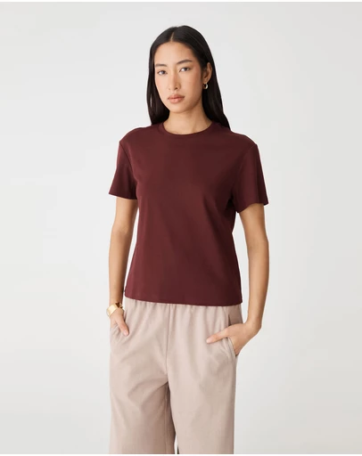 Forcast - May Relaxed Cotton T-shirt