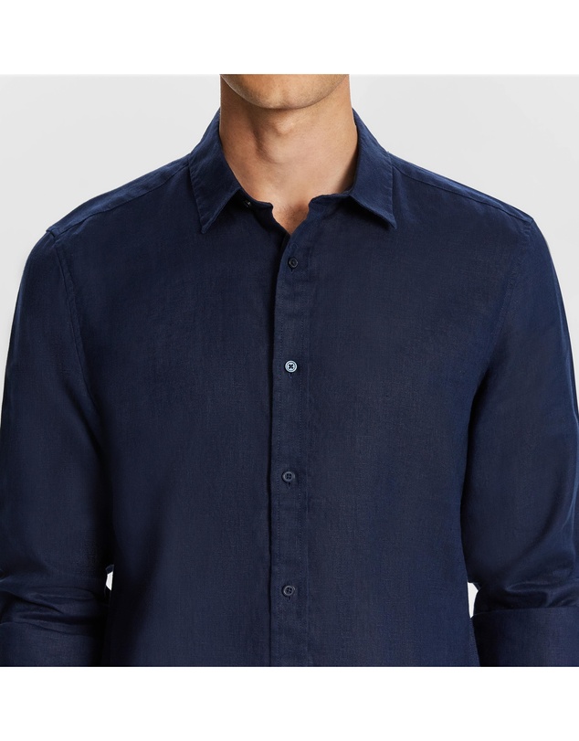 yd. - West Hampton Pure Linen Shirt