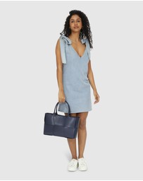 Belle & Bloom - Burning Love Tie Shoulder Mini Dress