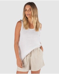 CAMIXA - Tanya Tank Linen Top