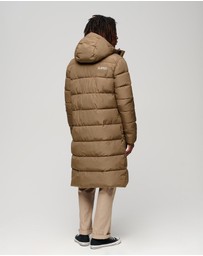 Superdry - HOODED LONGLINE SPORTS PUFFER